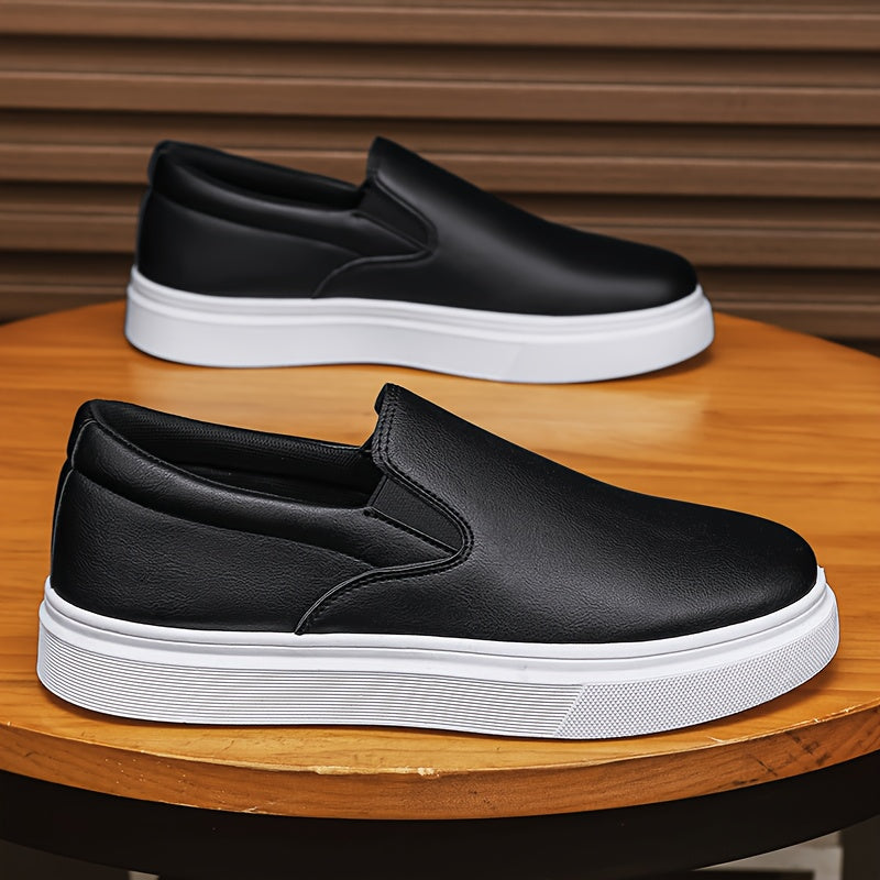 Sneaker, Herren Slip-on Skateschuhe, Freizeit-Slipper für Studenten, Trendige vielseitige Flats
