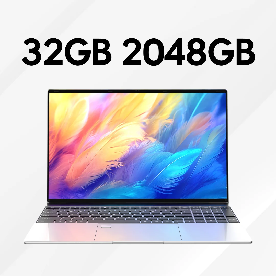 Neues Ultraflaches Notebook Intel Core i7 8650U 15,6" 32GB RAM 2TB SSD Gaming PC Office Lerncomputer PC Windows 11 Pro