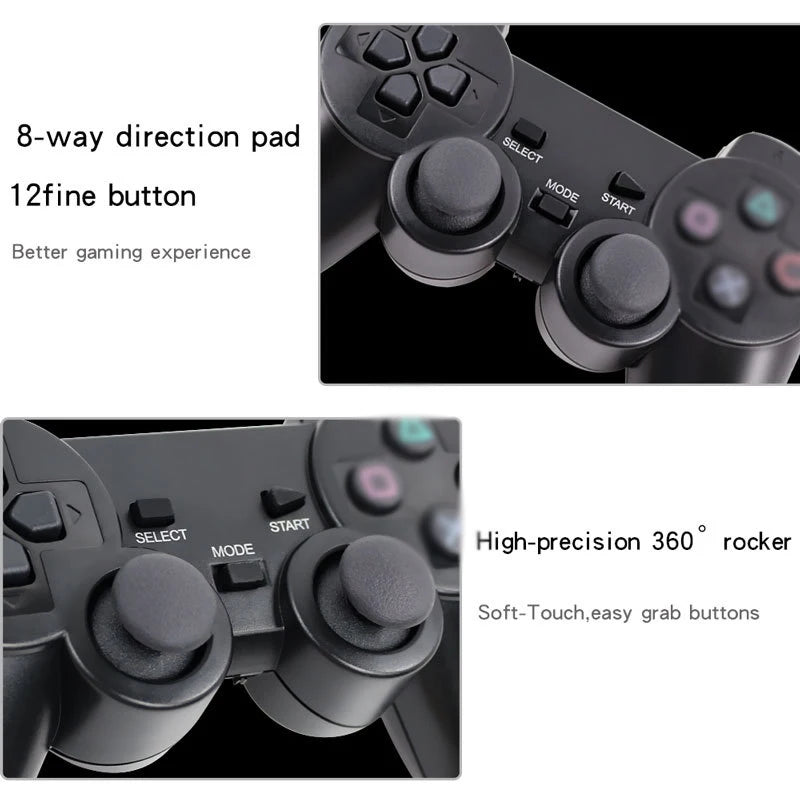2.4G PS2 Controller Kabelloser Controller Für PS2/PS1 Gamepad Dual Vibration Shock Playstation 2 Joypad Joystick Steuerung USB PC