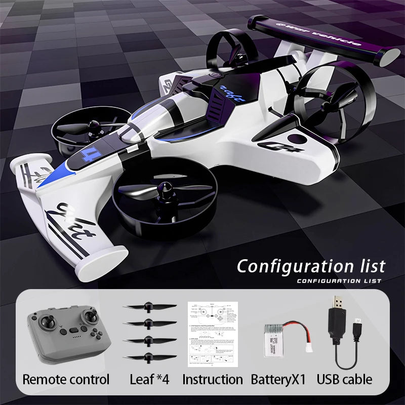 Neues ferngesteuertes Flugauto, Land- und Luft-Dual-Modus-Quadrocopter, Stunt-Drift-Auto, Weihnachtsgeschenk für Jungen