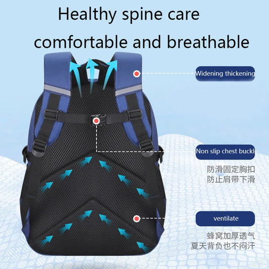 Kinderrucksack Schultaschen für Jungen Astronauten-Schulrucksack Wasserdichte Grundschultasche Mochila Infantil