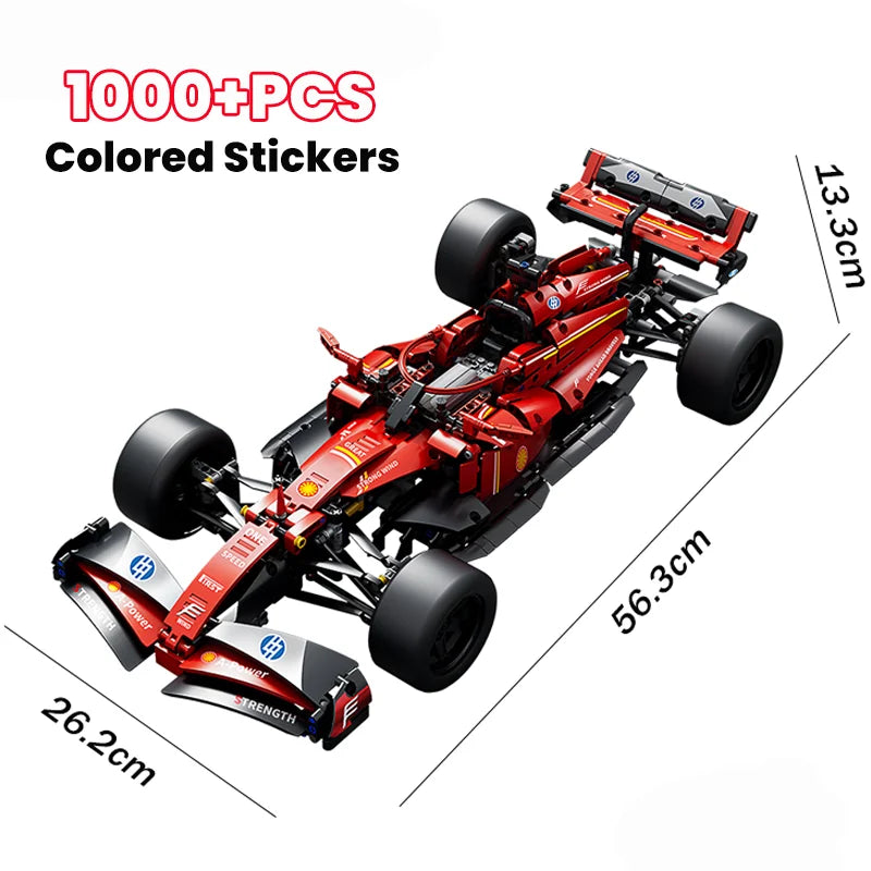 1000+pcs New Technical Racing Car Model Building Blocks Advanced Building Set For Adults Bricks Creative children DIY Toys Gifts