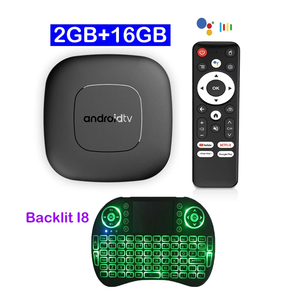 Smart TV Box 8GB 128GB Android 14 ATV Allwinner H313 Google Assistant Vidéo 8K Lecteur multimédia 4k HDR10 T1 Boîtier décodeur très rapide