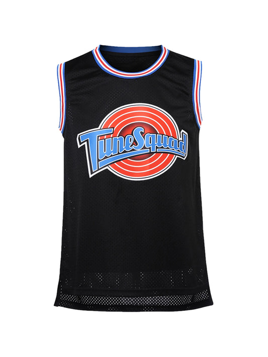 Men's Basketball Jersey Bugs #1 Space Movie Jersey Hip Hop Sports Shirt Halloween Party White S-3XL