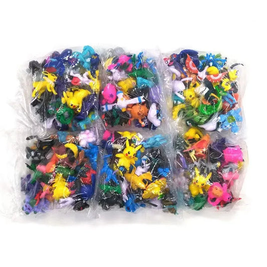 3-144 PCS Figure set Gift Box Christmas Gift Action Toys Genuine Anime Figure Pokemon Toys For Children