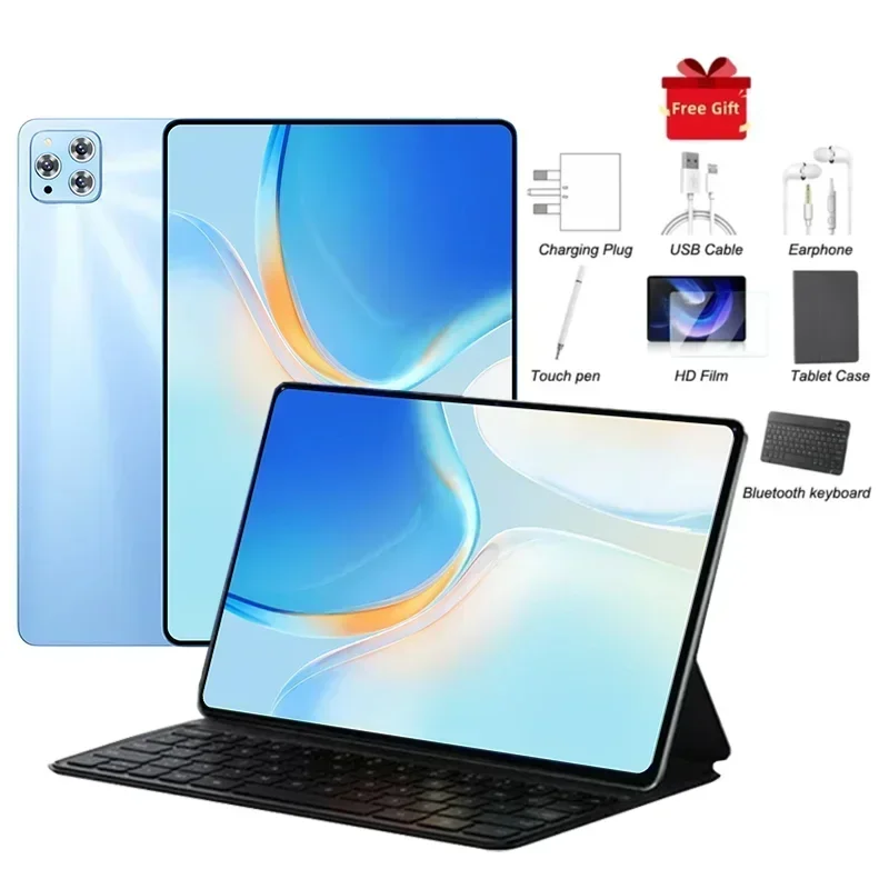 2025 Original iPad Air Pro Tablet PC Android14 22GB+2TB 20000mAh Snapdragon870 Tablet PC 5G Dual SIM Card WIFI HD 4K Tab PC