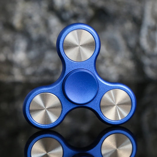 Aluminum Alloy Three Leaf Fidget Hand Spinner Metal Fidget Spinner Toy Stress Relief Toys For Adult Gifts Fidget Toys