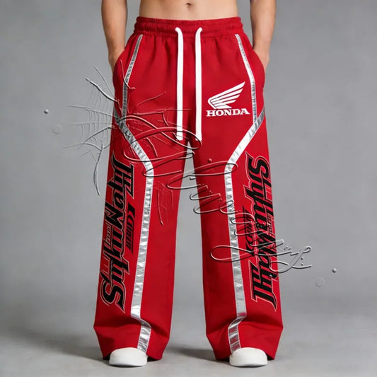 2026 Best-selling New Honda Racing Outdoor Sports Cycling Pants for Men MOTO Off-road Enthusiasts Fashionable Fitness Pants