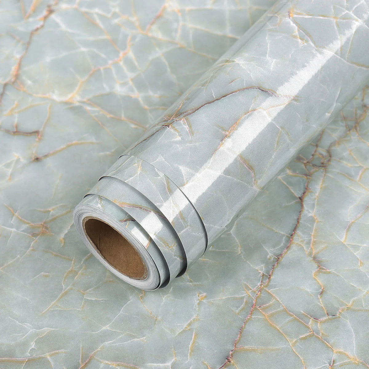 PVC Marmor Aufkleber Selbstklebende Tapete Wasserdicht Hitzebeständig Küchenarbeitsplatten Tisch Möbel Schrank Wandpapier