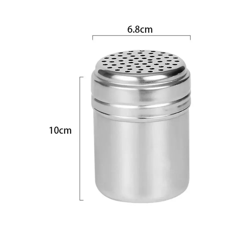 Bocaux à condiments multi-usages en acier inoxydable, salière, sucrier, couvercle rotatif, gadgets de cuisine, distributeur d'épices, poivrier, bocal à épices