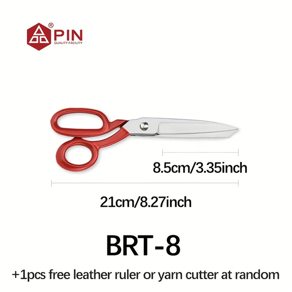 PIN Ultra Sharp Stoffschere 8" 10" 12", robuste Edelstahlschere für Nähen, Leder & allgemeine Schneidearbeiten