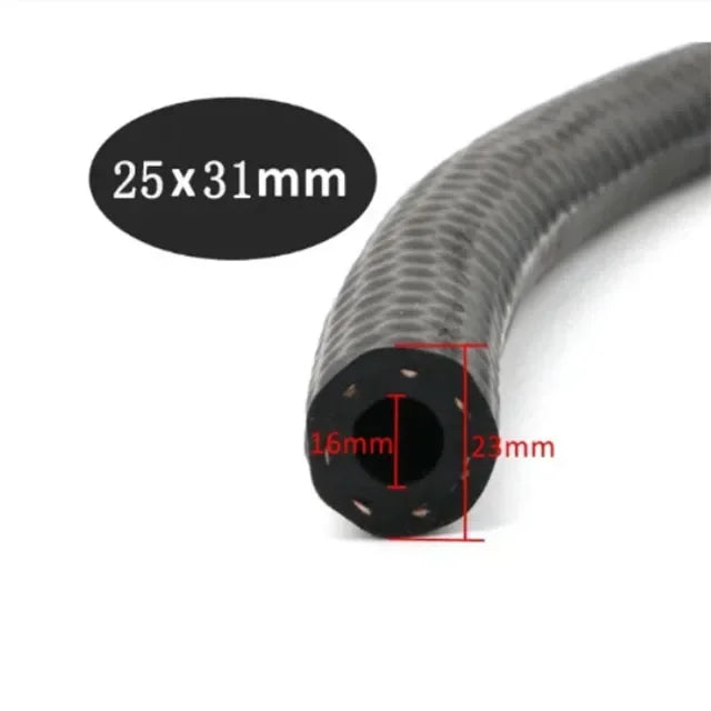 Benzin Diesel Ölbeständiger Gummischlauch für Autos 4 5 6 8 10 12 13 14 16 19 22 25 mm Durchmesser Flexibler NBR Gummikraftstoffschlauch