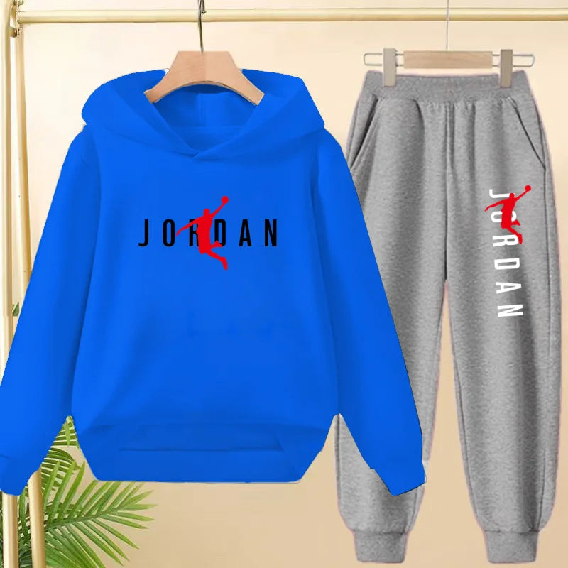 Kinder Pullover Schwarz Trend Mantel Hoodie Sweatshirt Oberteil+Hose Jungen Mädchen Kleinkind 3-12 Jahre Kleidung Lässiges Sport Jogging Mode Set
