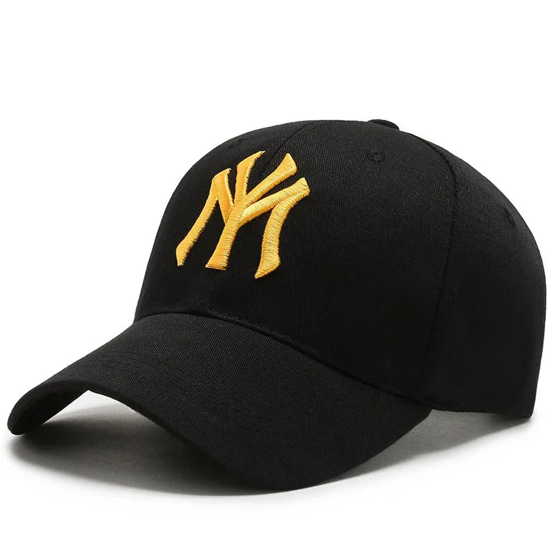 Unisex MY Letter Stickerei Snapback Baseball Caps Frühling und Herbst Outdoor Verstellbare Freizeitkappen Sonnenhut