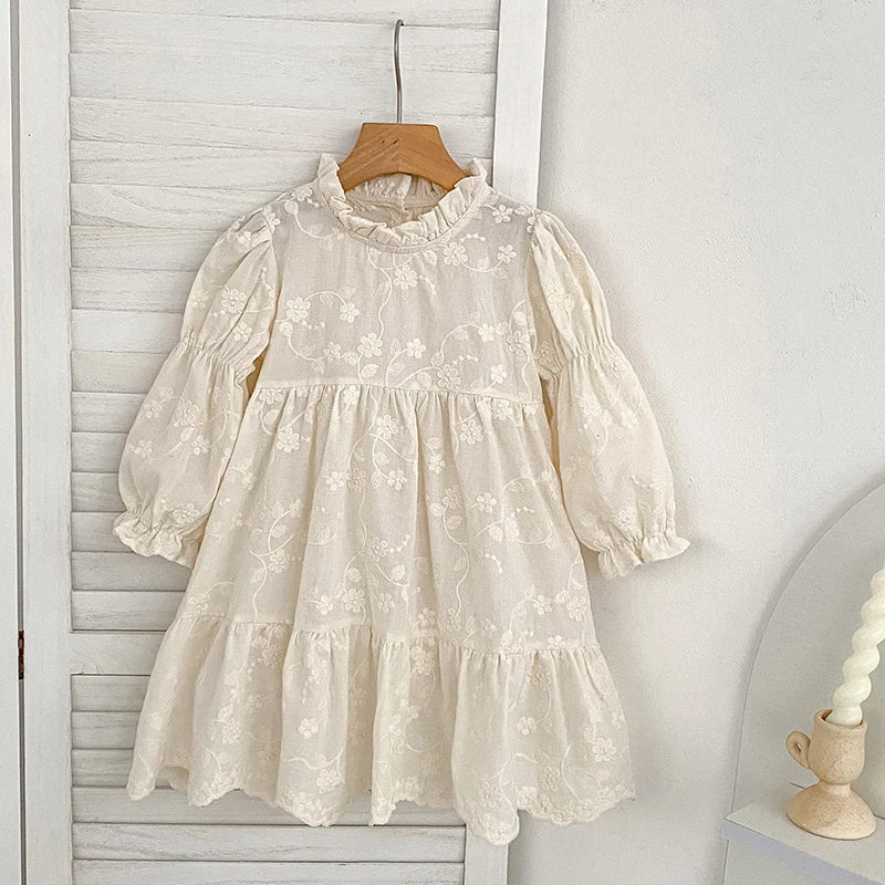 Neue Herbst 0-6 Jahre Schwester Kleid Mädchen Partykleid Baby Mädchen Stickerei Strampler Schwester Geburtstag Party Baumwolle Kinder Prinzessinnenkleider