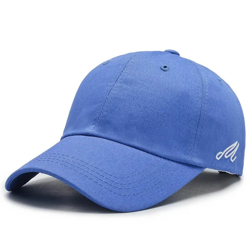 Neue Unisex Baseballmütze Frühling und Herbst Outdoor Freizeit Sport Angeln Bestickte Polyester Baumwolle Freizeit Mütze