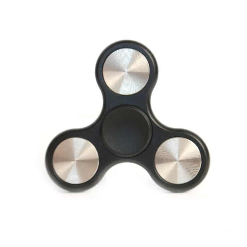 Jouet Fidget Spinner anti-stress en alliage d'aluminium à trois feuilles pour adultes, cadeaux et jouets anti-stress