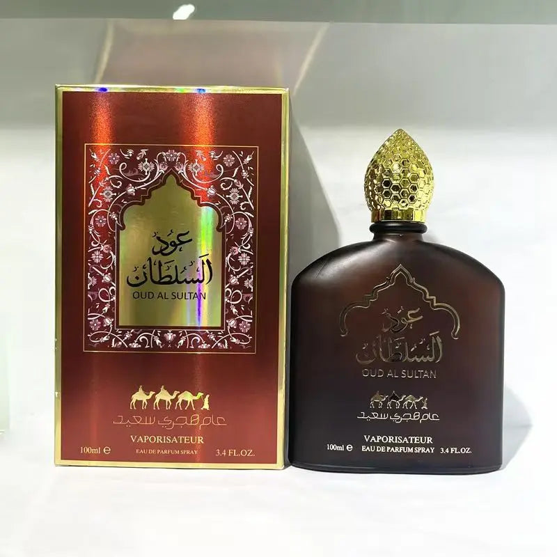 100 ml Eau de Parfum Oud Al Sultan Arabischer Unisex Duft Fruchtig Blumig Langanhaltend für Damen und Herren