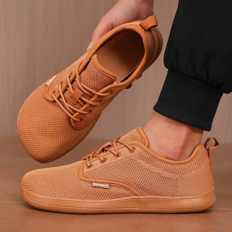 2025 Sommer Herren Laufschuhe Barfuß Fitness Mesh Sportschuhe Damen Flachboden Weite Fuß Schuhe Langsames Laufen Marken Turnschuhe