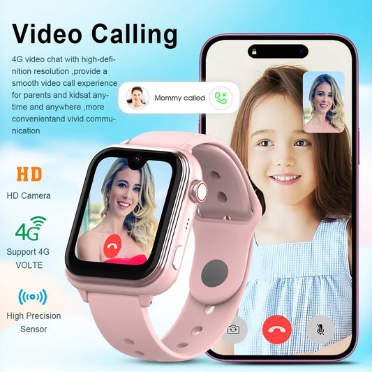 Wonlex KT37 GPS Smart Watch Kids AI Voice Assistant APP Monitor WiFi Location Tracker 4G Video Call Smart Watch for Children