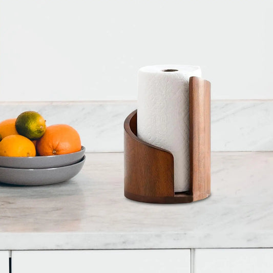 Support de comptoir pour essuie-tout, porte-rouleau de papier toilette antidérapant, rangement décoratif pour la maison, la cuisine, la salle à manger, le bureau