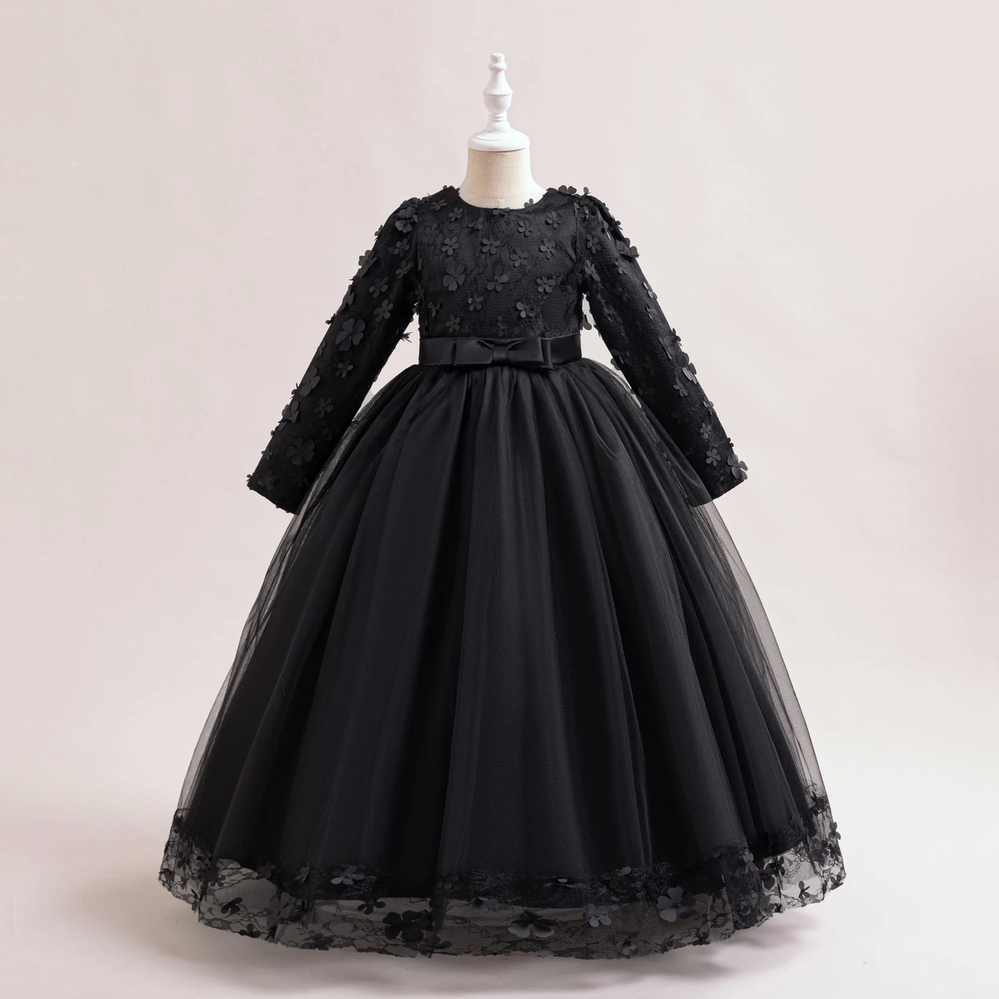 Mädchen Blumenstickerei Partykleider Mädchen Sommer Freizeitkleid Kinder Vielfalt Mode Abendgarderobe Geburtstag Prinzessin Wear