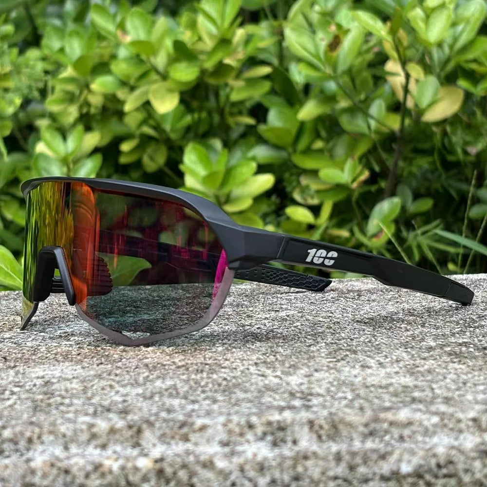 100 Radbrillen Outdoor Sport Sonnenbrillen Herren MTB Radbrillen Damen Rennradbrillen UV400 Fahrradbrillen