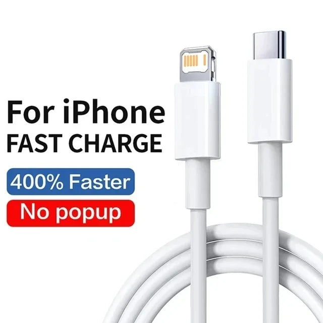 20W PD USB zu Lightning USB C zu Lightning Schnellladekabel für Apple iPhone 14 13 12 11 Pro Max X XR Plus iPad Datenkabel