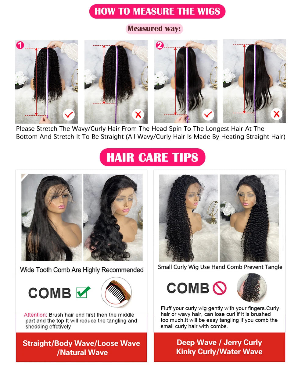 30 40 Inch Rotbraun 13x6 Lace Frontal Perücke 250 Dichte Farbige Lockige Perücken Echthaar Deep Wave 13x4 13x6 HD Lace Frontal Perücke