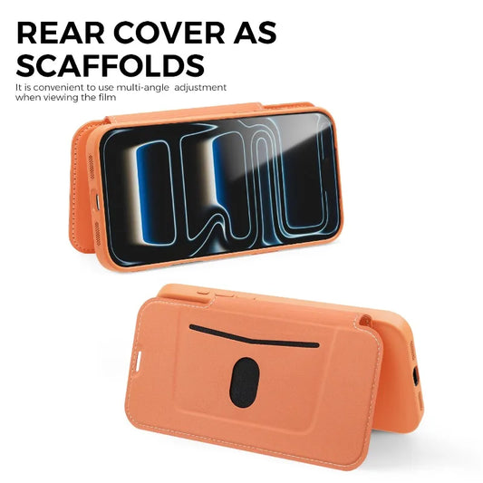 Luxury Leather Original Liquid Silicone Flip Wallet Card Case For iPhone 17 16 15 14 11 12 13 Pro Max Air XS 8 7 Plus Soft Cover
