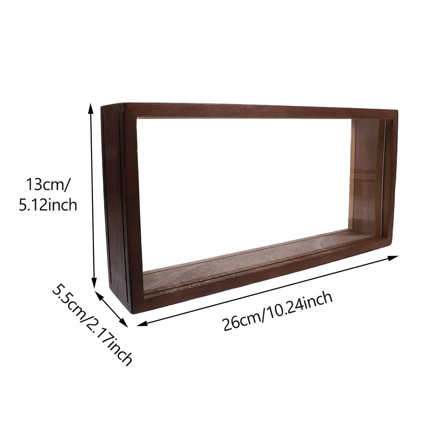 Shadow Box Frame Picture Frame for Dried Flowers Wooden Deep Dried Flower Display Frame for Memorabilia Award Photos Bouquet