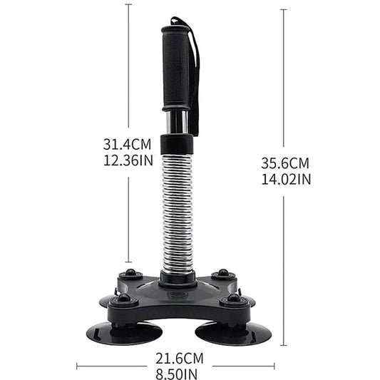 Portable Arm Wrestling Hand Grip Exerciser Wrist Muscle Power Strengthener Spring Forearm Workout Equipment for Home Gym