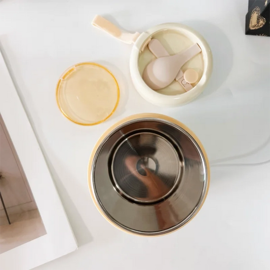 Tasse de petit-déjeuner USB à température constante en acier inoxydable 304, tasse à soupe enfichable, isolation longue durée réservée aux étudiants