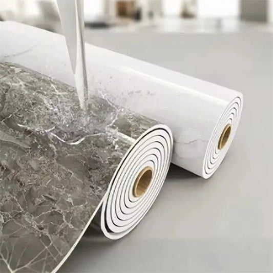 Waterproof and antifouling wall sticker self-adhesive wallpaper 1 roll thick foam marble wallpaper for bedroom and living room