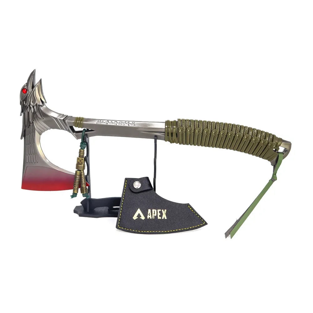 35cm Apex Legends Waffe Raven Bite Bloodhound Heirlooms Spiel Axt Metallmodell Katanas Anime periphere Schwerter Cosplay Geschenke Spielzeug