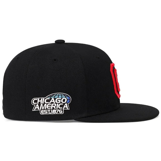 Unisex C Letter Embroidery Side CHICAGO Hip-hop Hats Spring Autumn Outdoor Adjustable Casual Baseball Caps Sunscreen Hat