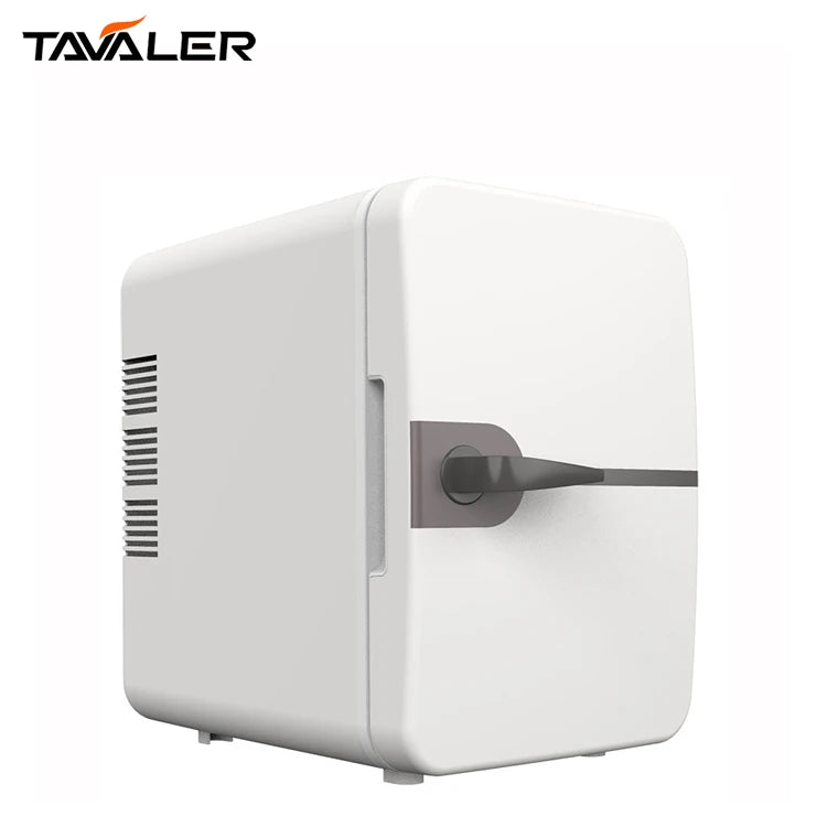 TAVALER 6L Tragbarer Kühlschrank Auto Halbleiter USB Kühl-/Heizfunktion Hautpflege Getränke Mehrzweck Auto/Heim Kühlschrank