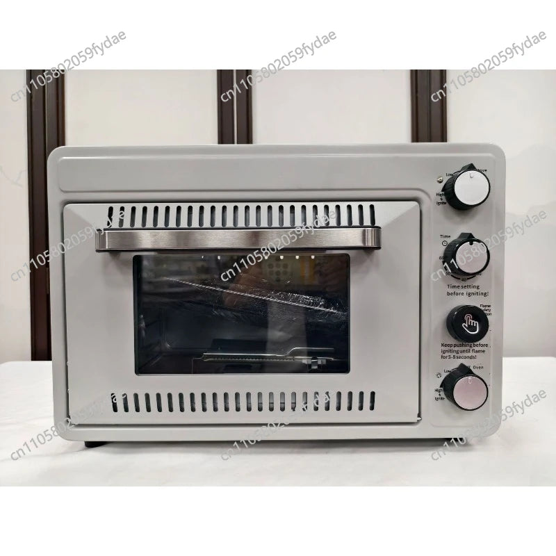 Cross-Border Outdoor Portable Gas Oven, Field Camping, Integrated Casserole, 25-30L Oven
