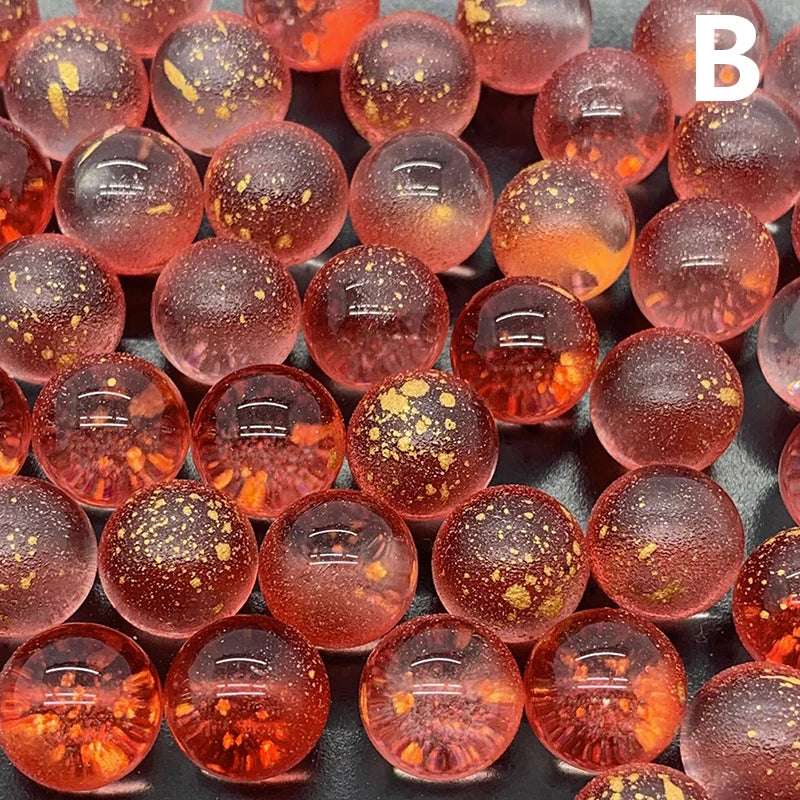50 Stück 12mm Glasmurmeln Kugeln Charms Kugelautomat Hausdeko für Aquarium Vase Spielzeug für Kinder