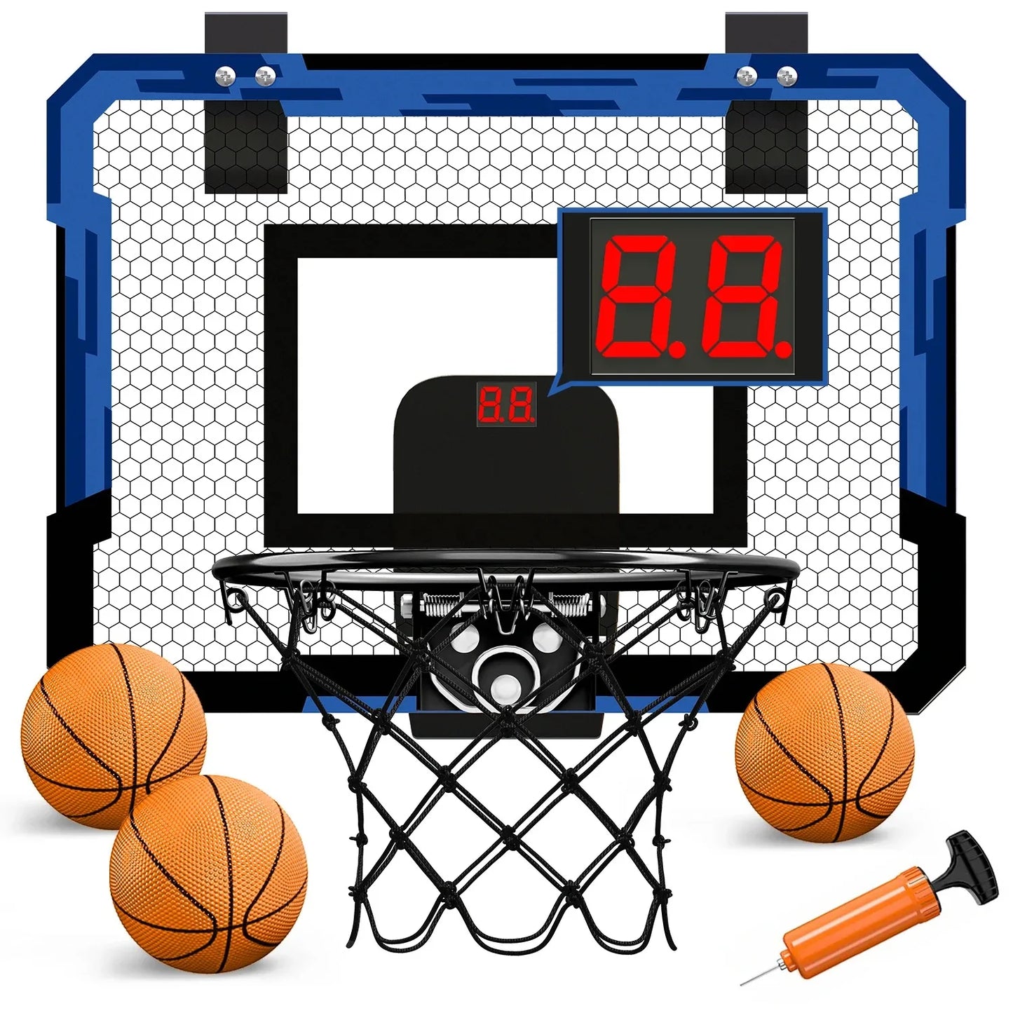 Ring Basketballkorb Wandmontiertes Indoor-Trainings-Kinder-Basketballspielzeug Mini-Basketballkorb-Set für Kinder-Outdoor-Spiele