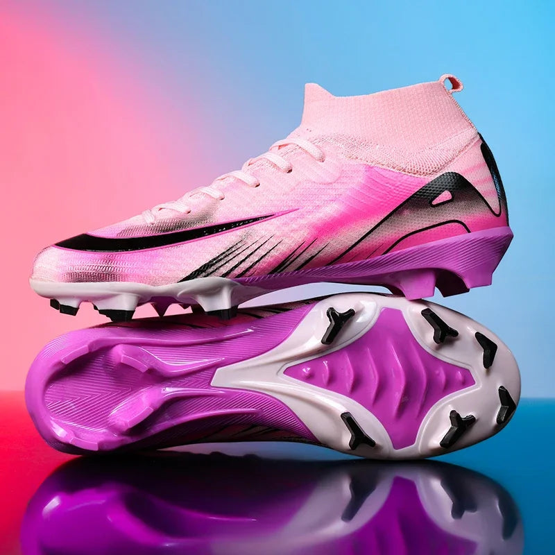 Neue Herren-Fußballschuhe Trainingsschuhe FG Ultraleichte Fußballschuhe Outdoor Drop Shipping Fußballschuhe Rutschfeste lange Stollen