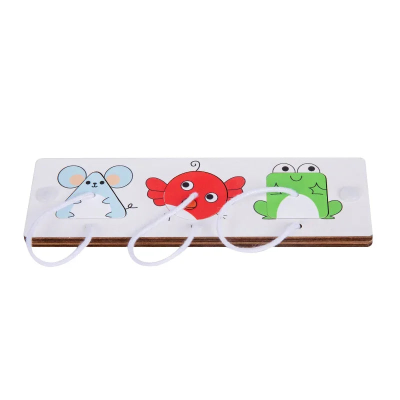 DIY Busy Board Montessori Lernspielzeug Tier Rutsche Reißverschluss Nummer Buchstabe Wolke Holzchip Grafikzuordnung Holzteile Geschenke