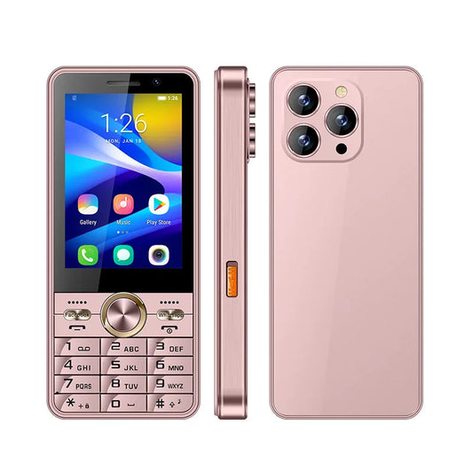 UNIWA HOPE XS17 4G Touch Screen Keypad Phone Android 8.1 Dual SIM Card 3.5 Inch 2GB RAM+16GB ROM 2500mAh Cellphone Whatsapp GPS