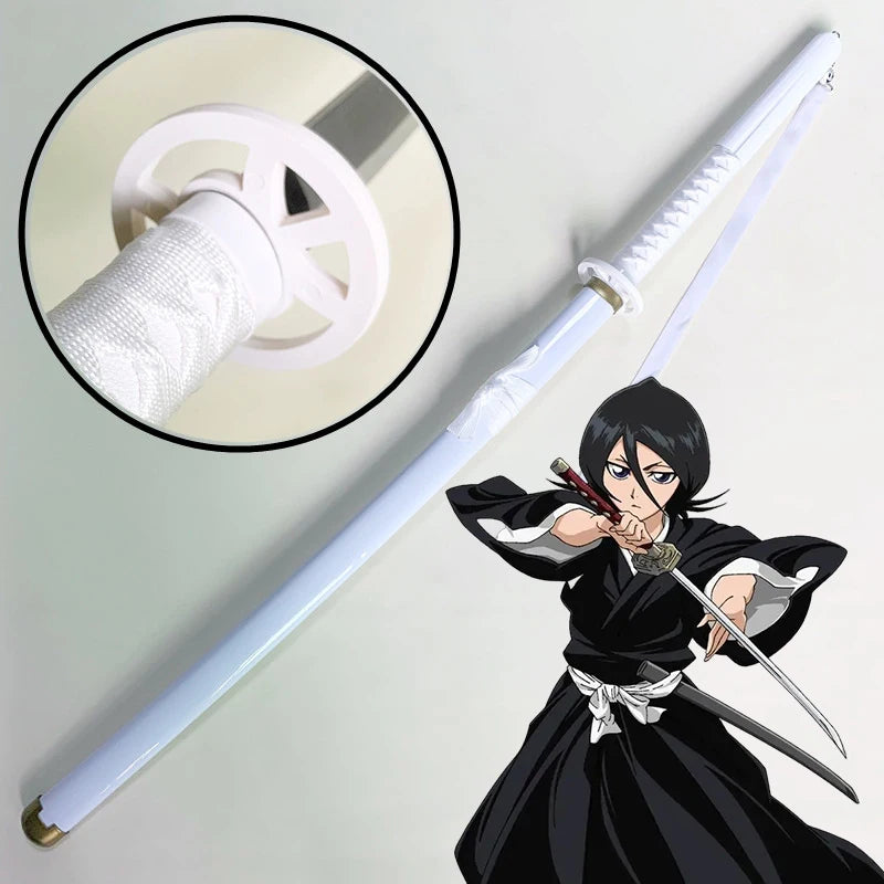 Épée Katana Anime Bleach Taille Réelle Lame en Bois Ninja Accessoire de Cosplay Anime Bleach Épée de Samouraï Japonaise Toushirou Jouet pour Enfants