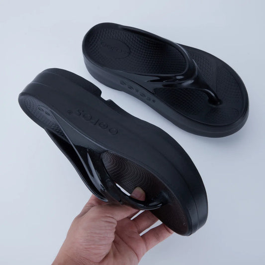 Oofos Summer Sport Flip Flops Slip Resistant Thick Sole EVA Arch Support Sandals Cushion Recovery Slides Beach Slippers