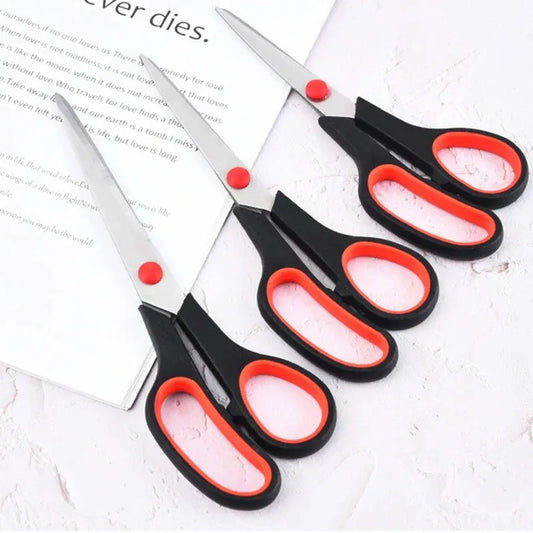 3Pcs/Set Sewing Scissors Tailor Scissors Multi-purpose Stainless Steel Scissors For Office School Sewing Fabric Craft Supplies