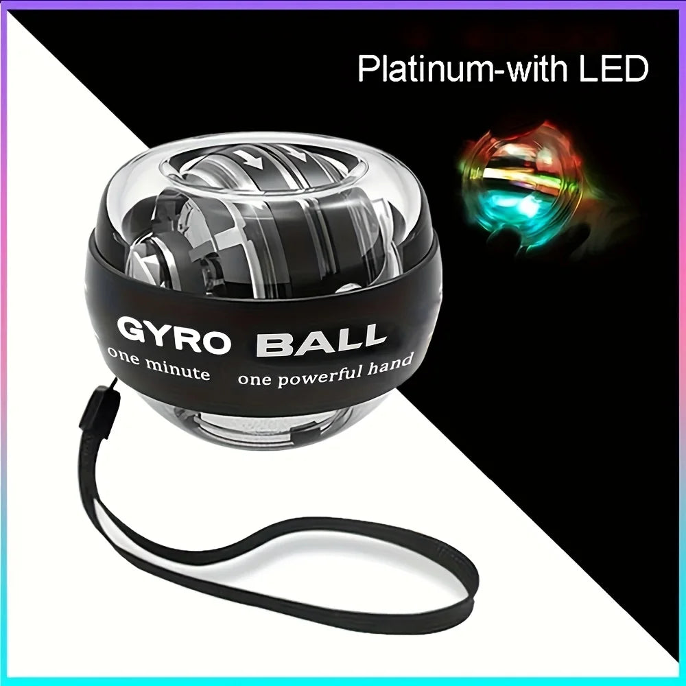 Handgelenk Ball Power Trainer Ball Automatischer Start Gyroskopischer Arm Hand Unterarm Exerciser Power Handgelenk Gyro Ball Sport Fitness Gerät