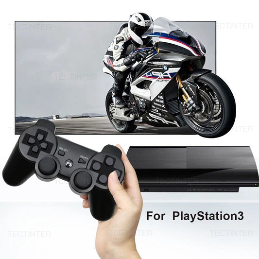 Manette sans fil compatible Bluetooth pour manette de jeu PS3 pour PlayStation 3, accessoires de contrôle, manette de jeu USB pour PC