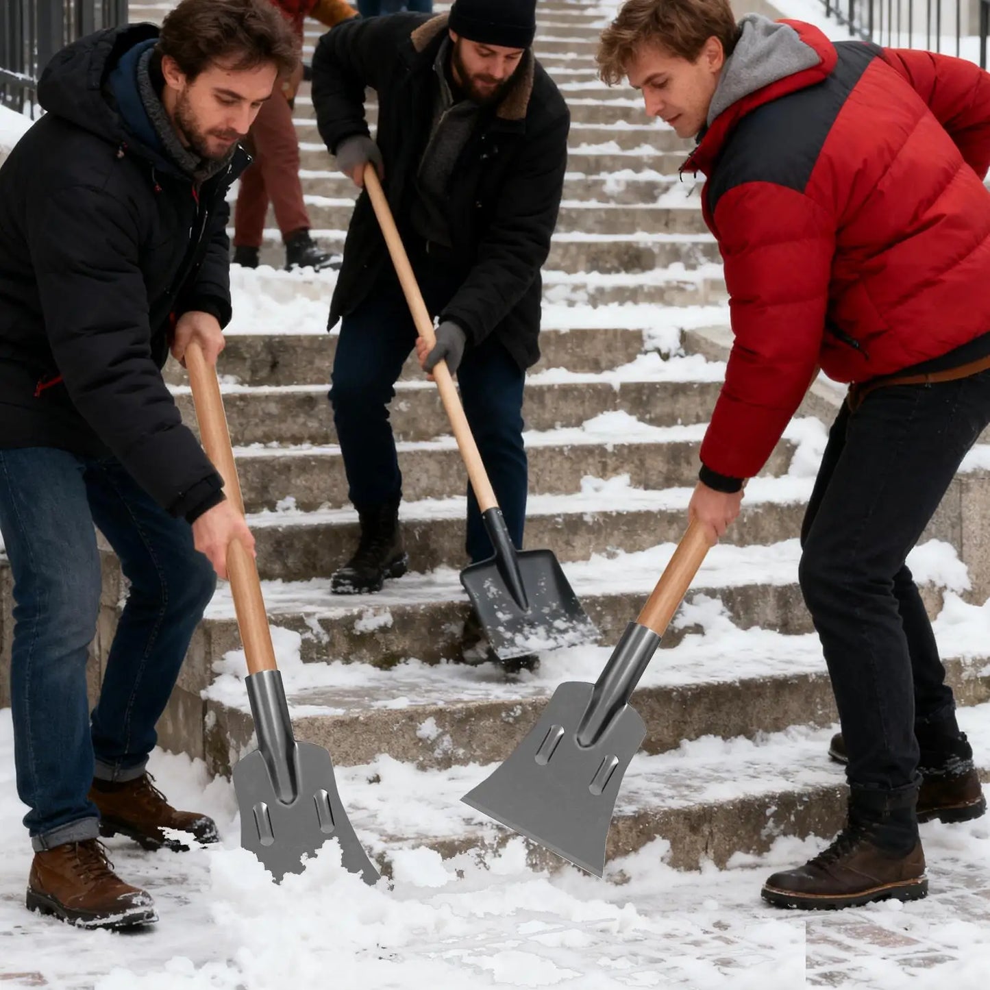 Hochleistungs-Schneeschaufel Eis-Entfernung Schaber Schneeschaufel für Auto für Outdoor Winter Windschutzscheibe Garten LKW Reinigung Fenster Rasen