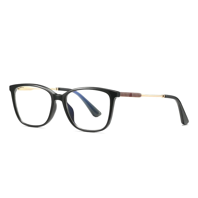 JMISUS Fashion Classic Damenbrille Minimalistisches Design Anpassbare Sehstärke Anti-Blaulicht Brille Photochromatisch
